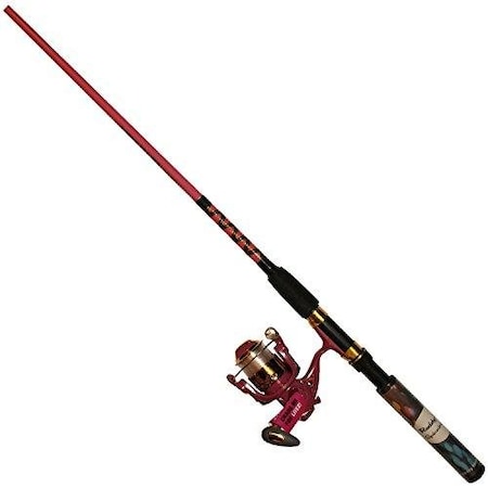 Master Roddy Hunter LedLite Spin Combo, With Line, 3Bb 511, Graphite Spool, 2008, 6' 6, Med, Pink DN492-WL